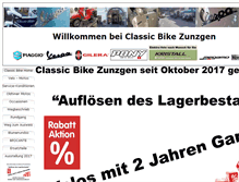Tablet Screenshot of classic-bike.ch